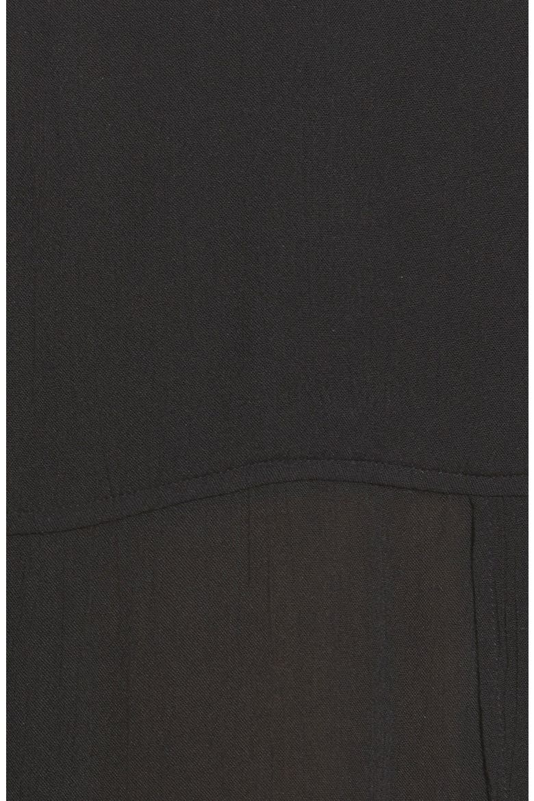 Split Back Collared Shirt, Alternate, color, BLACK