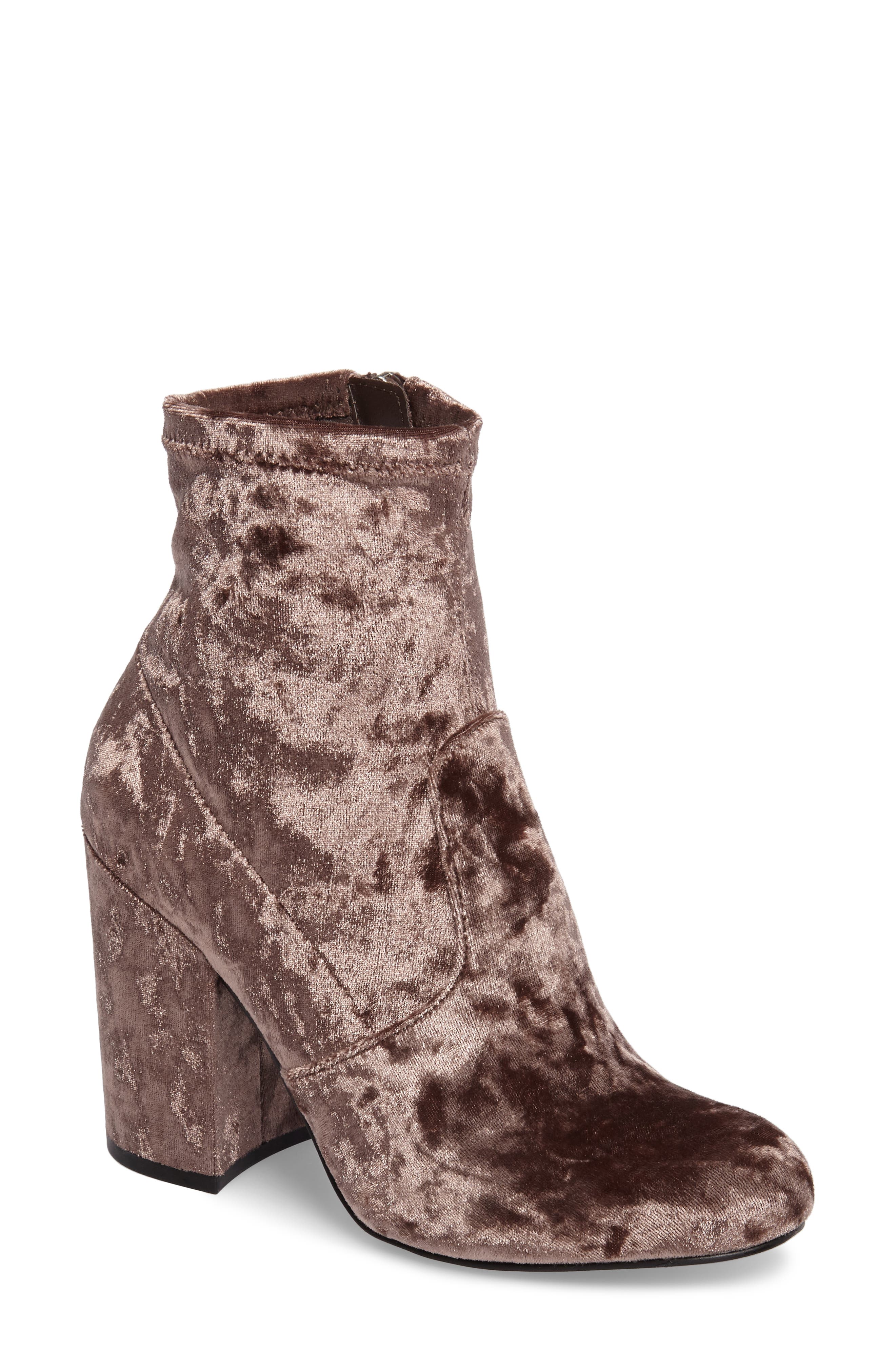 Gaze Bootie, Alternate, color, MUSHROOM VELVET