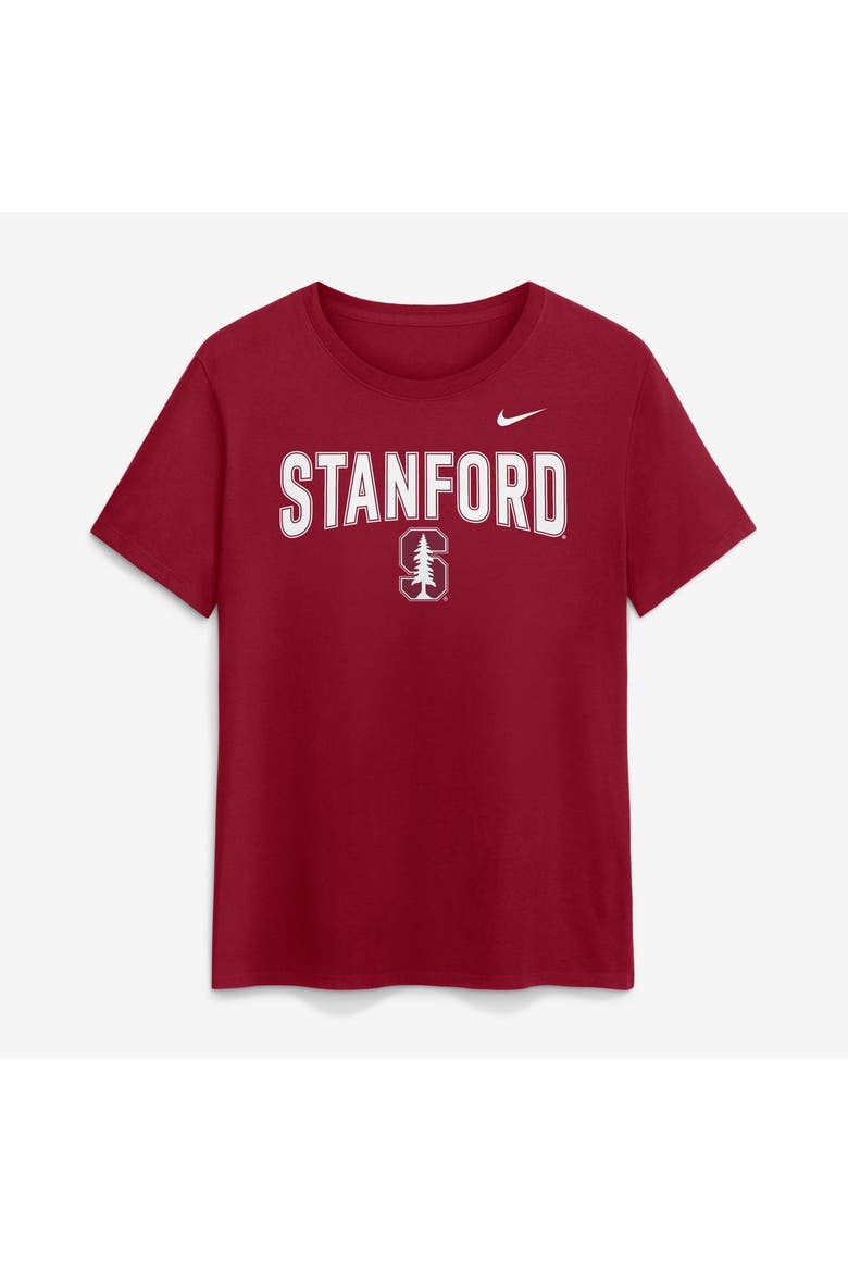 Women's Nike  Cardinal Stanford Cardinal Arch Logo T-Shirt, Main, color, Cardinal
