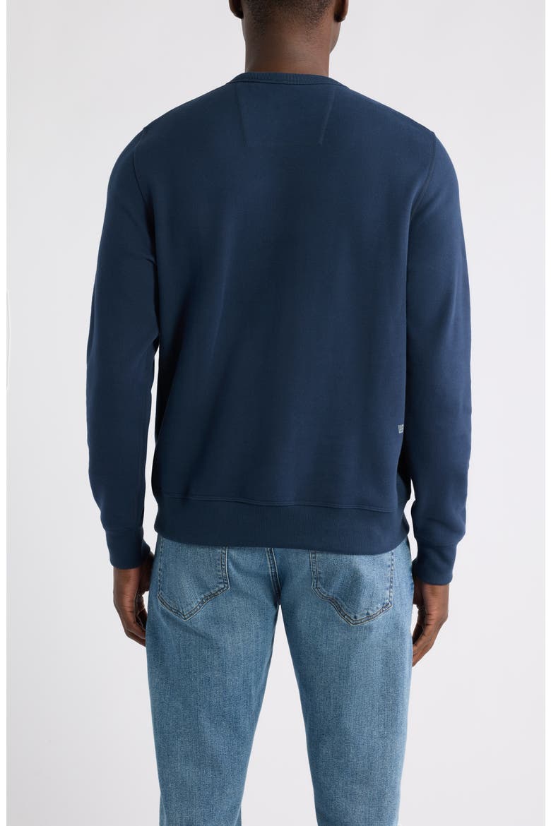 Ace Cotton Blend French Terry Crewneck Sweatshirt, Alternate, color, TOTAL ECLIPSE