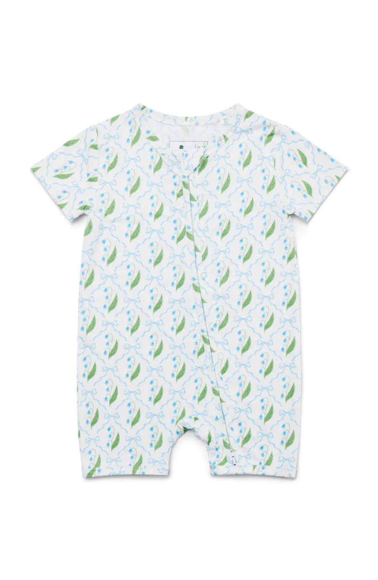 Motette Short Sleeve and Shorts Sleeper, Alternate, color, Bluebell Bows