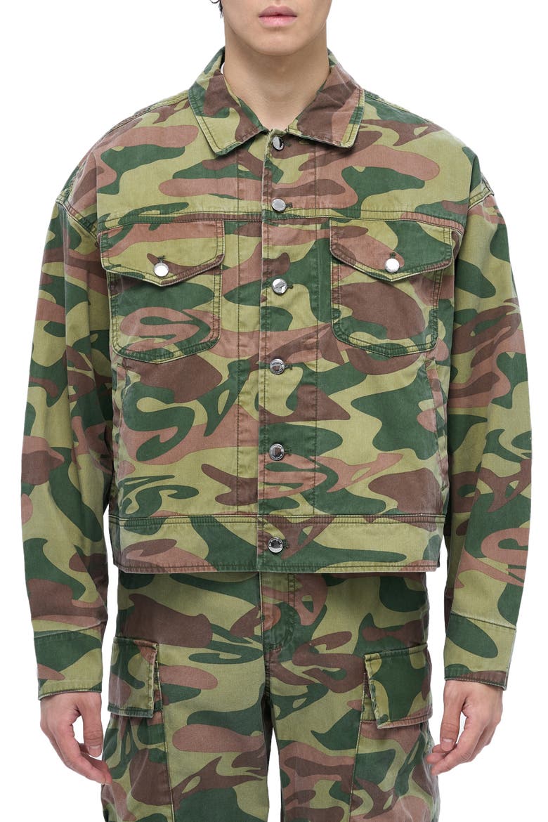 Malaga Workwear Jacket, Main, color, Green