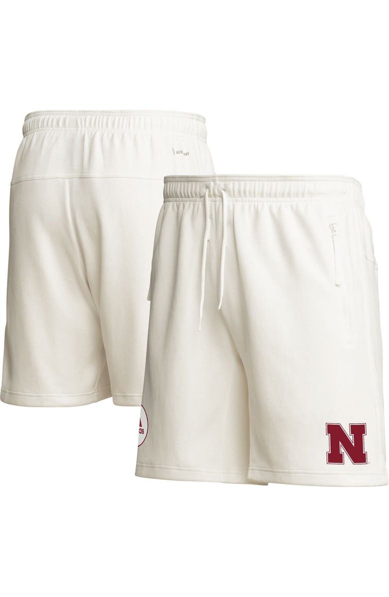 adidas Men's adidas Cream Nebraska Huskers Zero Dye AEROREADY Shorts, Main, color, 