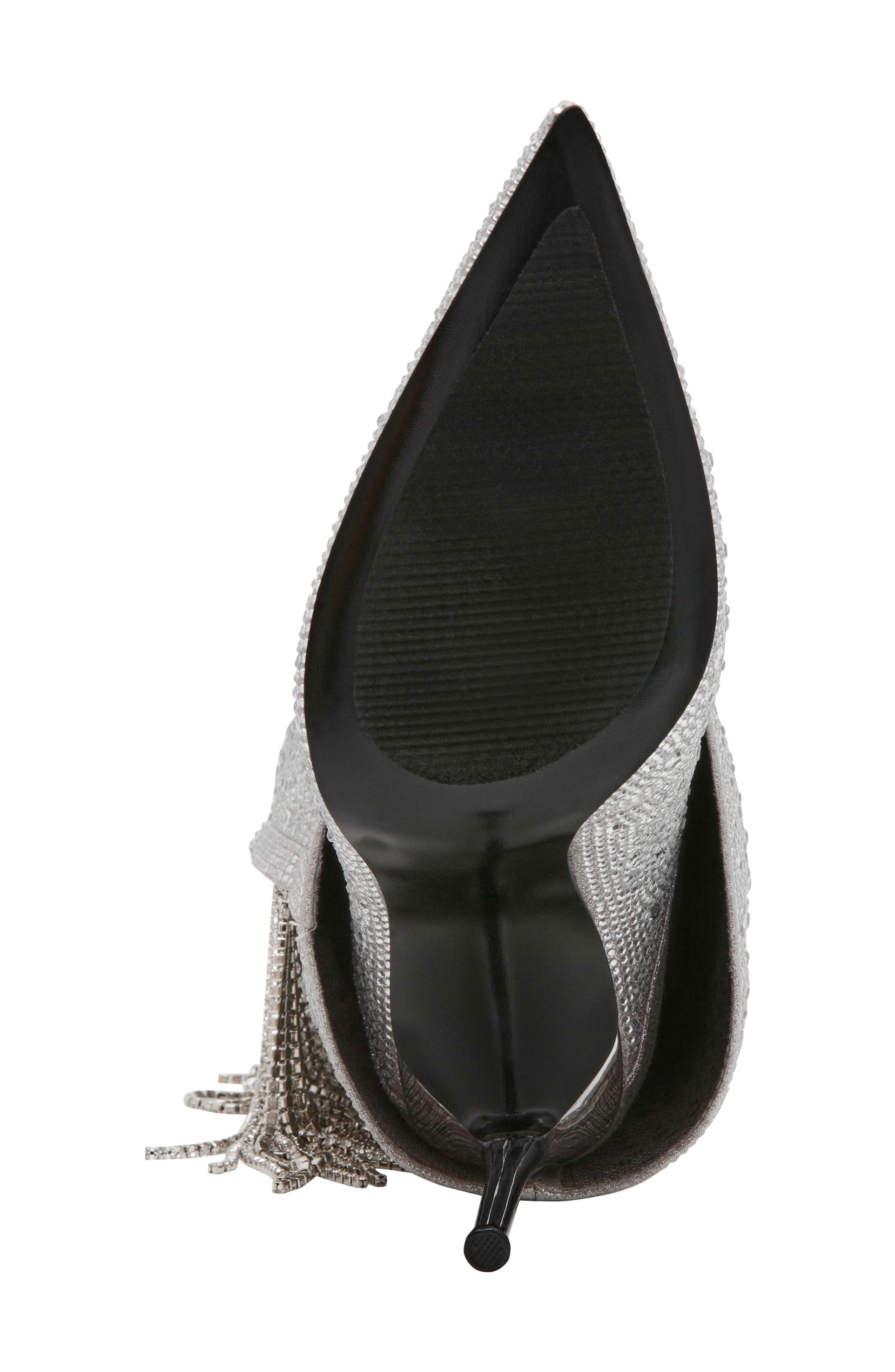 Steve Madden Sanya Rhinestone Fringe Knee High Boot, Alternate, color, 