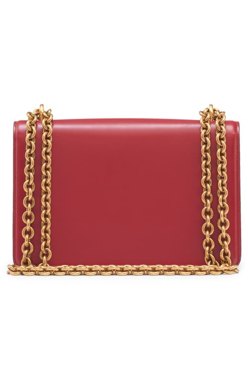 Valentino Garavani Vain Vlogo Leather Shoulder Bag