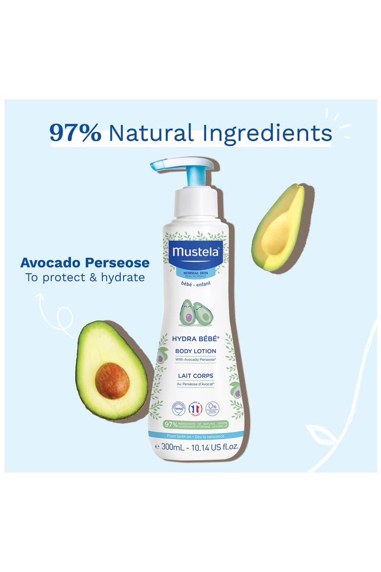 Hydra Bébé® Body Lotion with Avocado Perseose, Alternate, color, WHITE