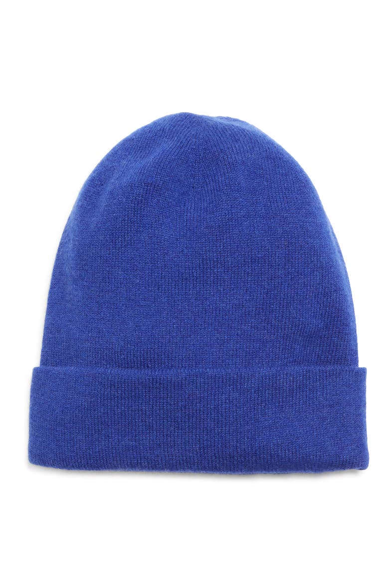 Braemar Cashmere Beanie, Main, color, SD5326 RONAY BLUE