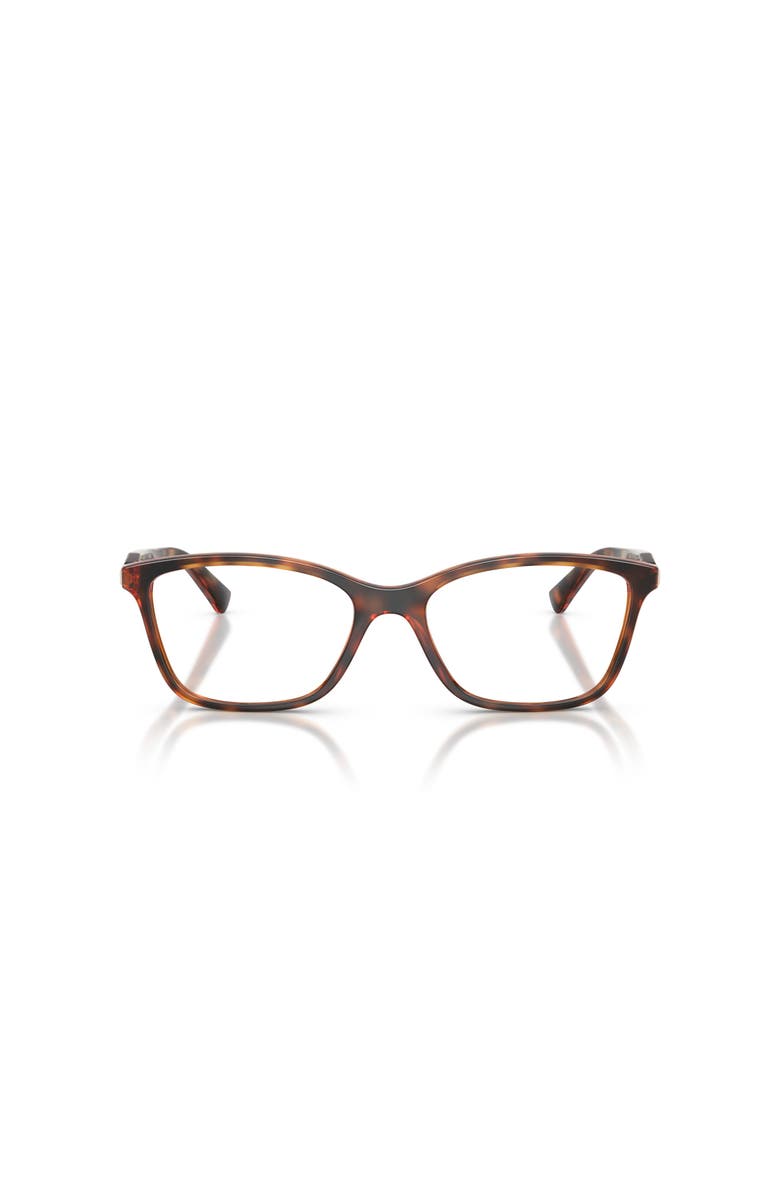 Vogue Eyewear 54mm Rectangle optical glasses, Alternate, color, Brown