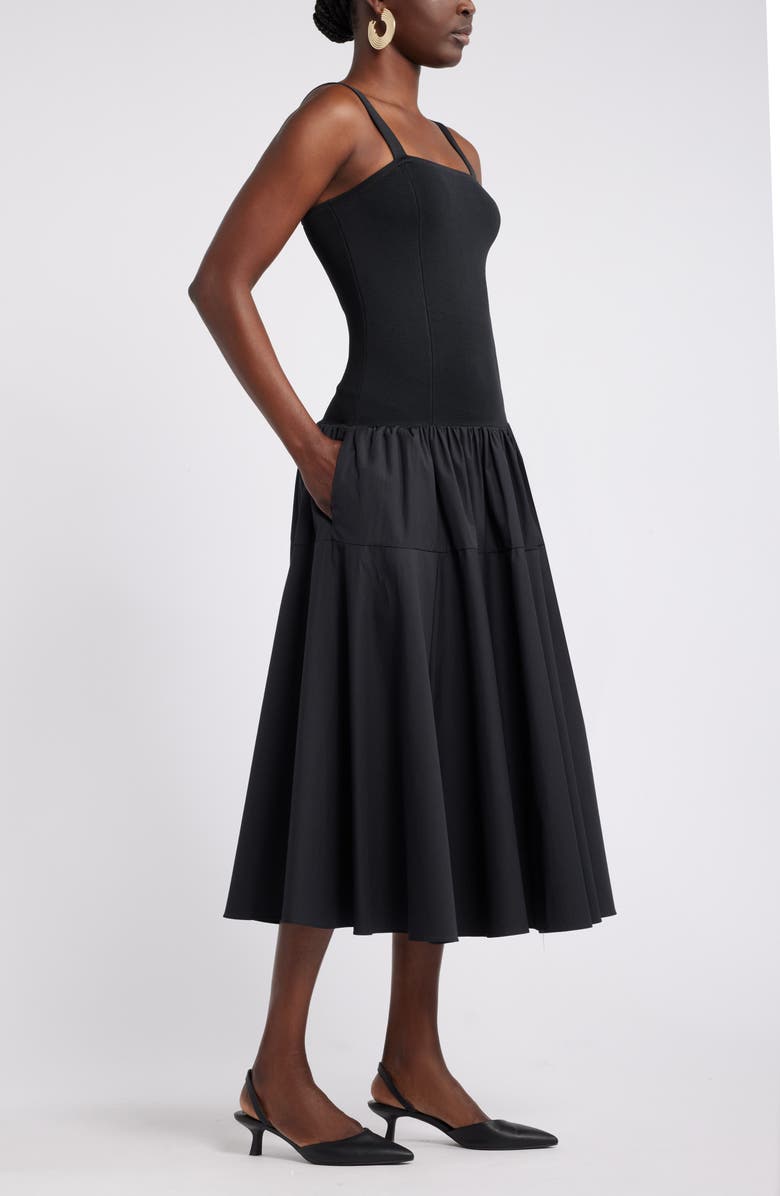 Nordstrom x Harlem's Fashion Row House of Aama Lana Mixed Media Dress, Alternate, color,