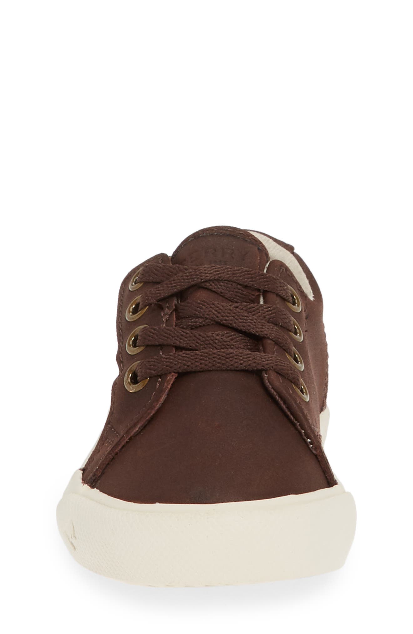 Sperry Kids Striper II LLT Sneaker, Alternate, color, BROWN LEATHER