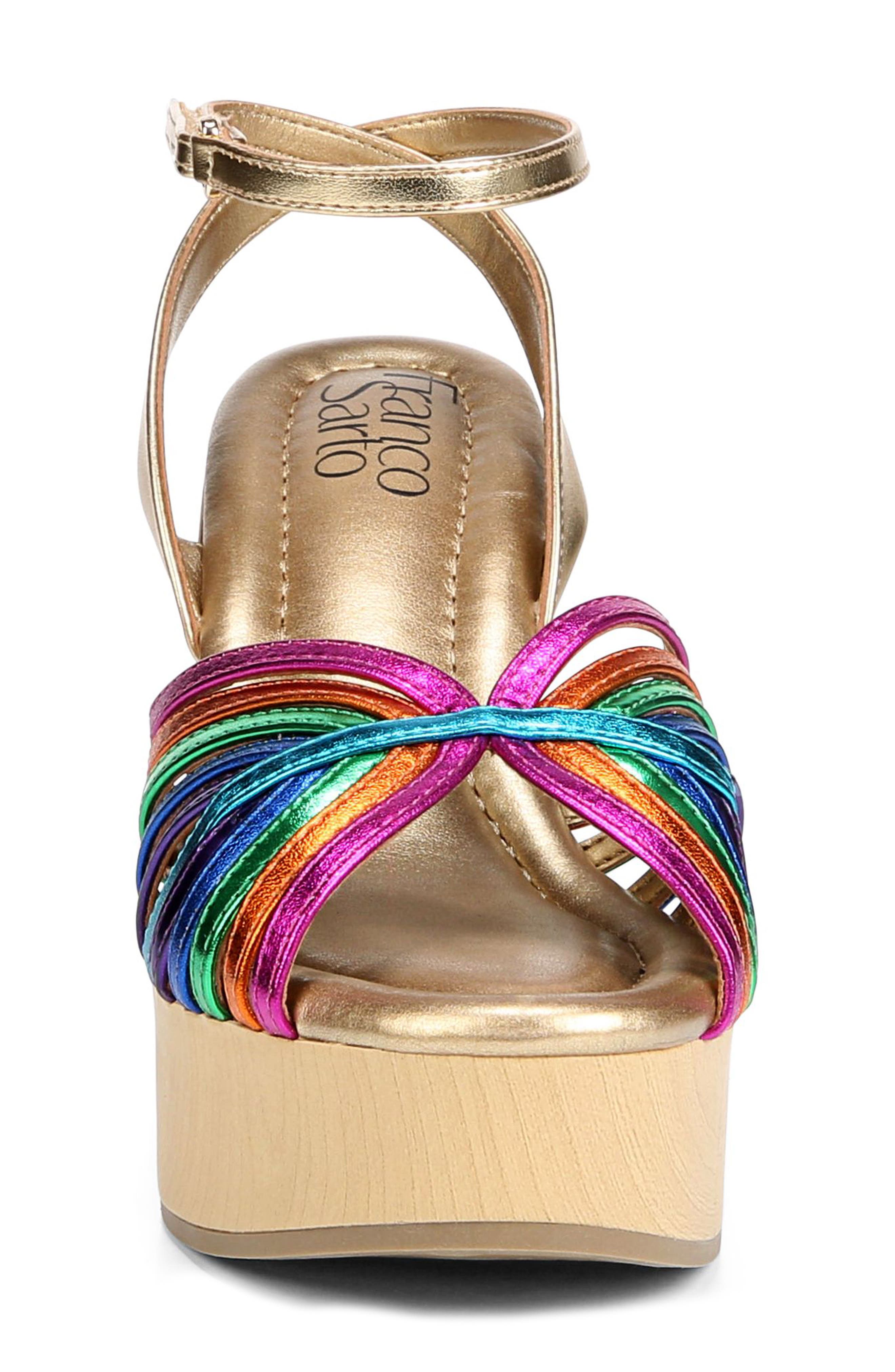 Franco Sarto Willow Ankle Strap Platform Sandal, Alternate, color, 