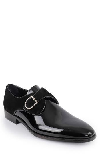 Vellapais Alpine Monk Strap Loafer In Black