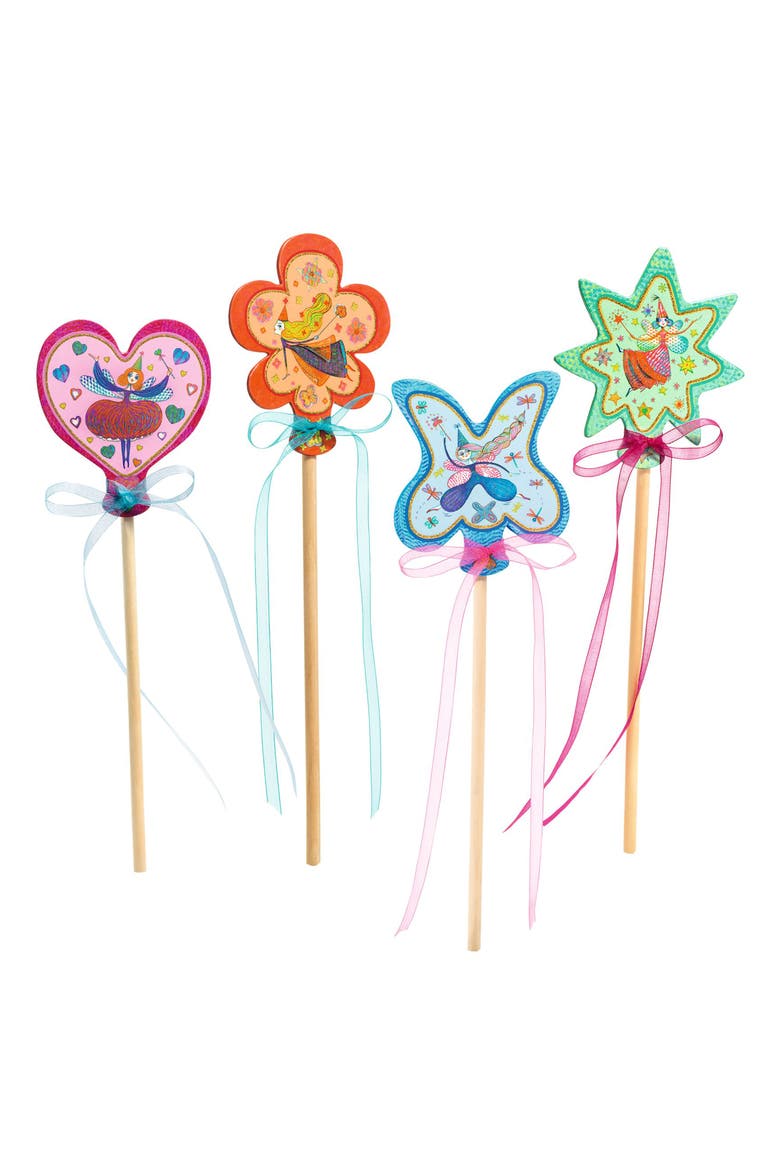 Do It Yourself Little Fairies Wands Craft Kit, Alternate, color, MULTI