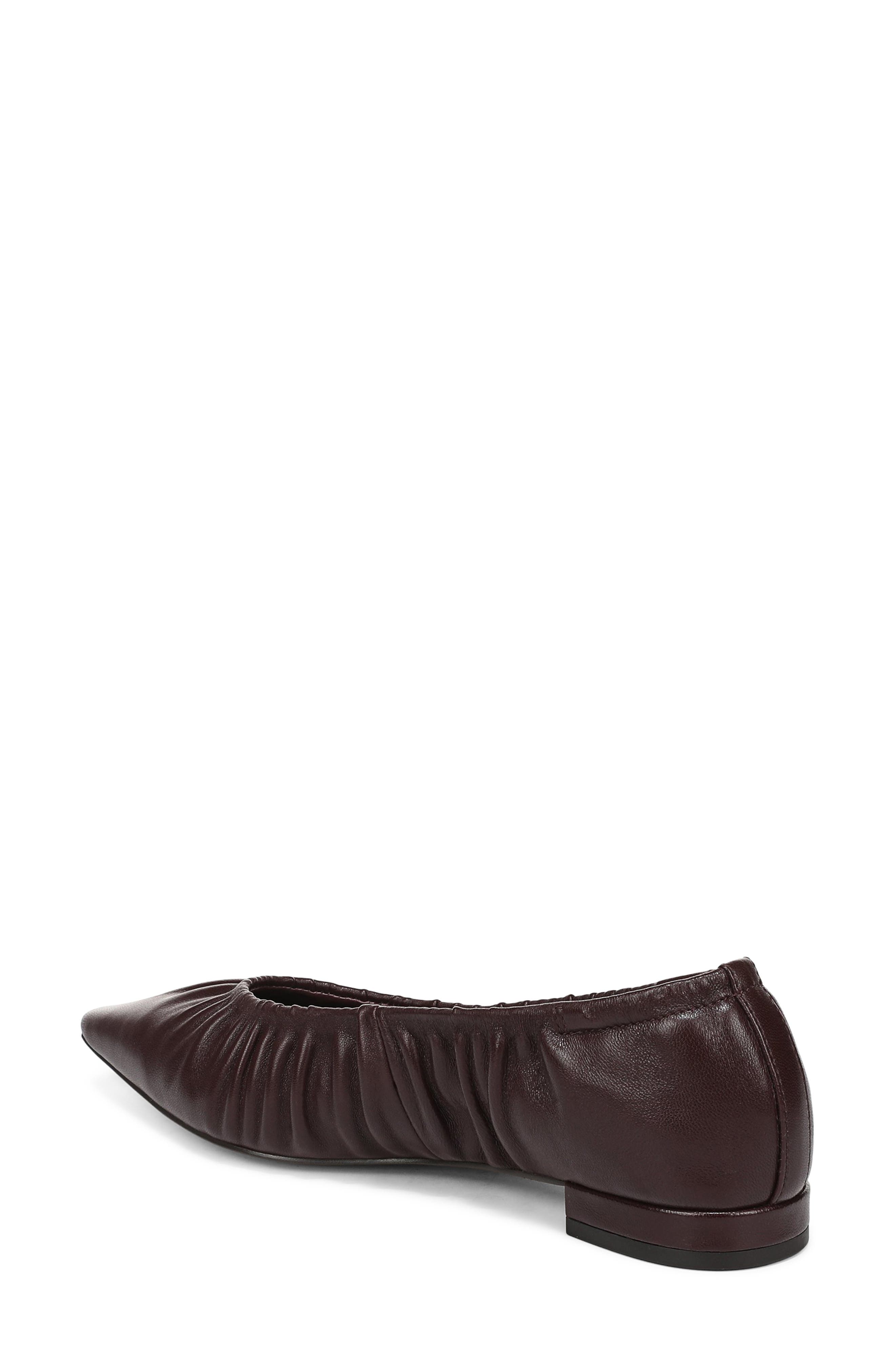 Essex Pointed Toe Flat, Alternate, color, FRENCH BURGUNDY