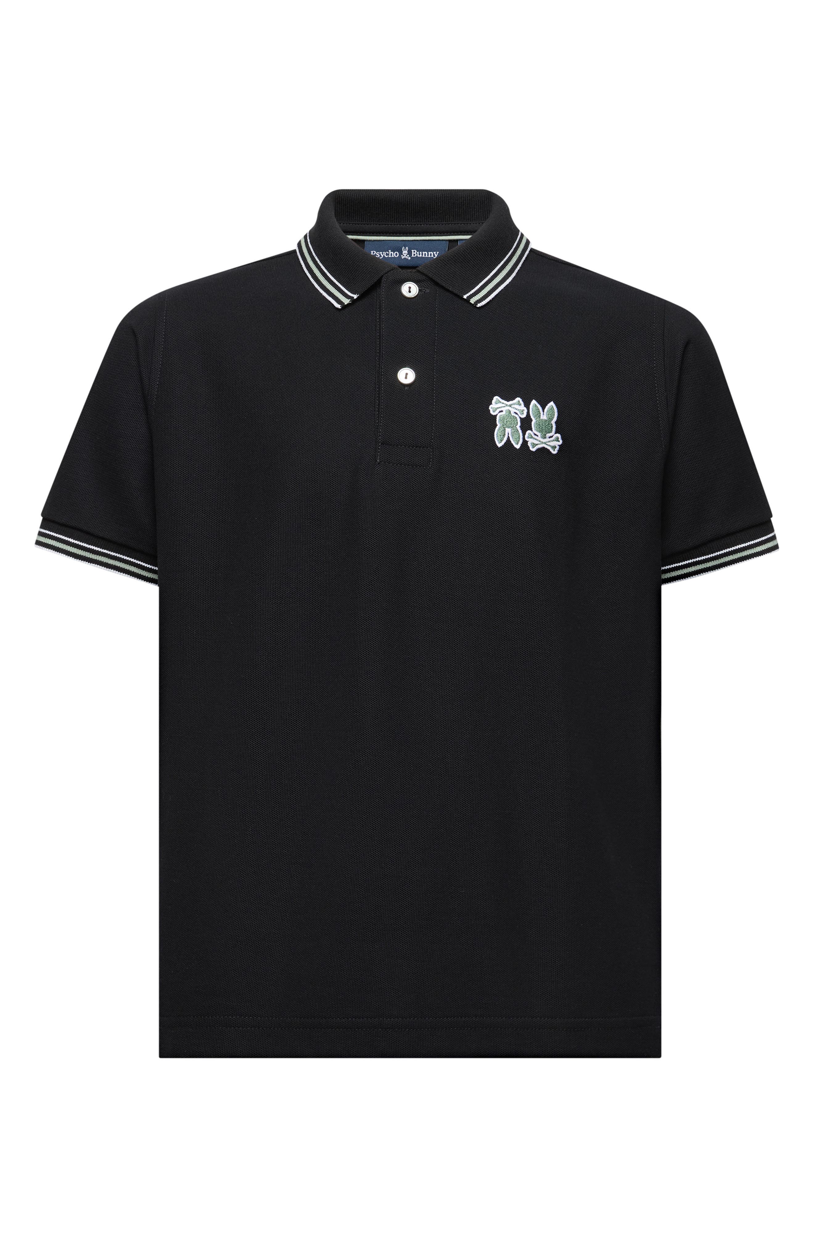 Psycho Bunny Kids' Archive Neon Bunny Cotton Polo