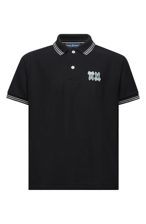 Kids' Archive Neon Bunny Cotton Polo (Toddler & Little Kid)