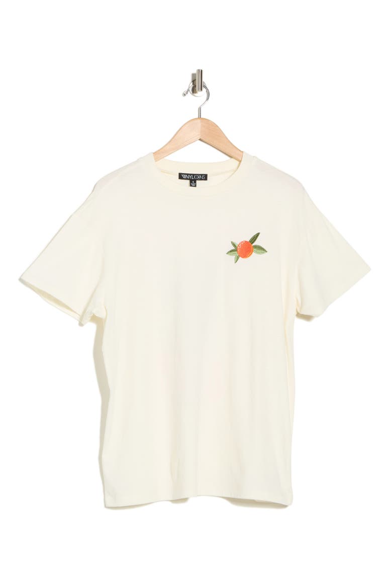Sunkissed Orange T-Shirt, Alternate, color, MARSHMALLOW