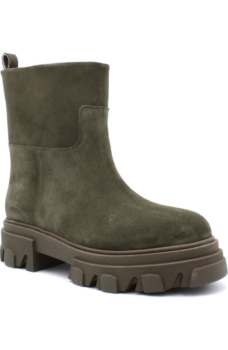 GIA BORGHINI Tubular Lug Sole Bootie, Main, color,