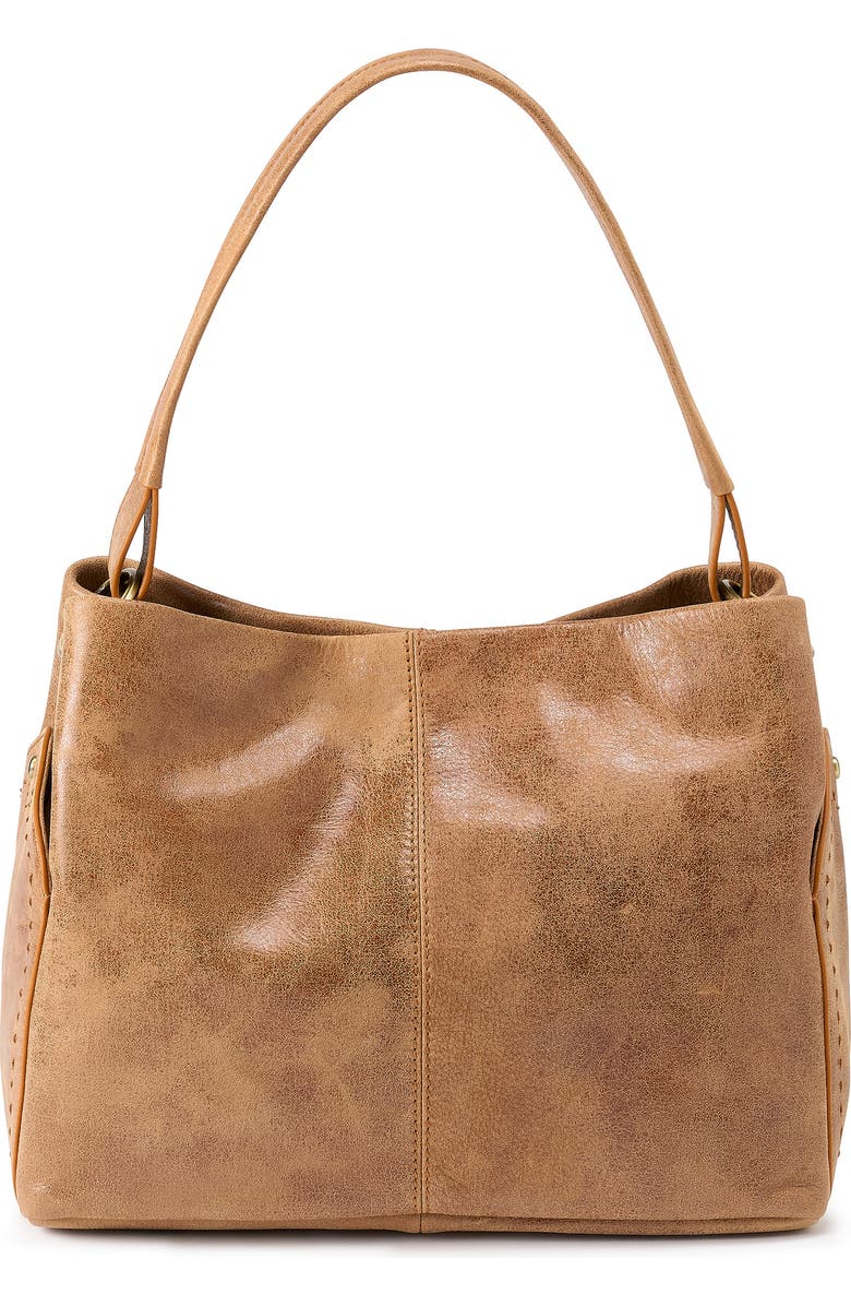 HOBO Seneca Leather Shoulder Bag, Main, color, Whiskey