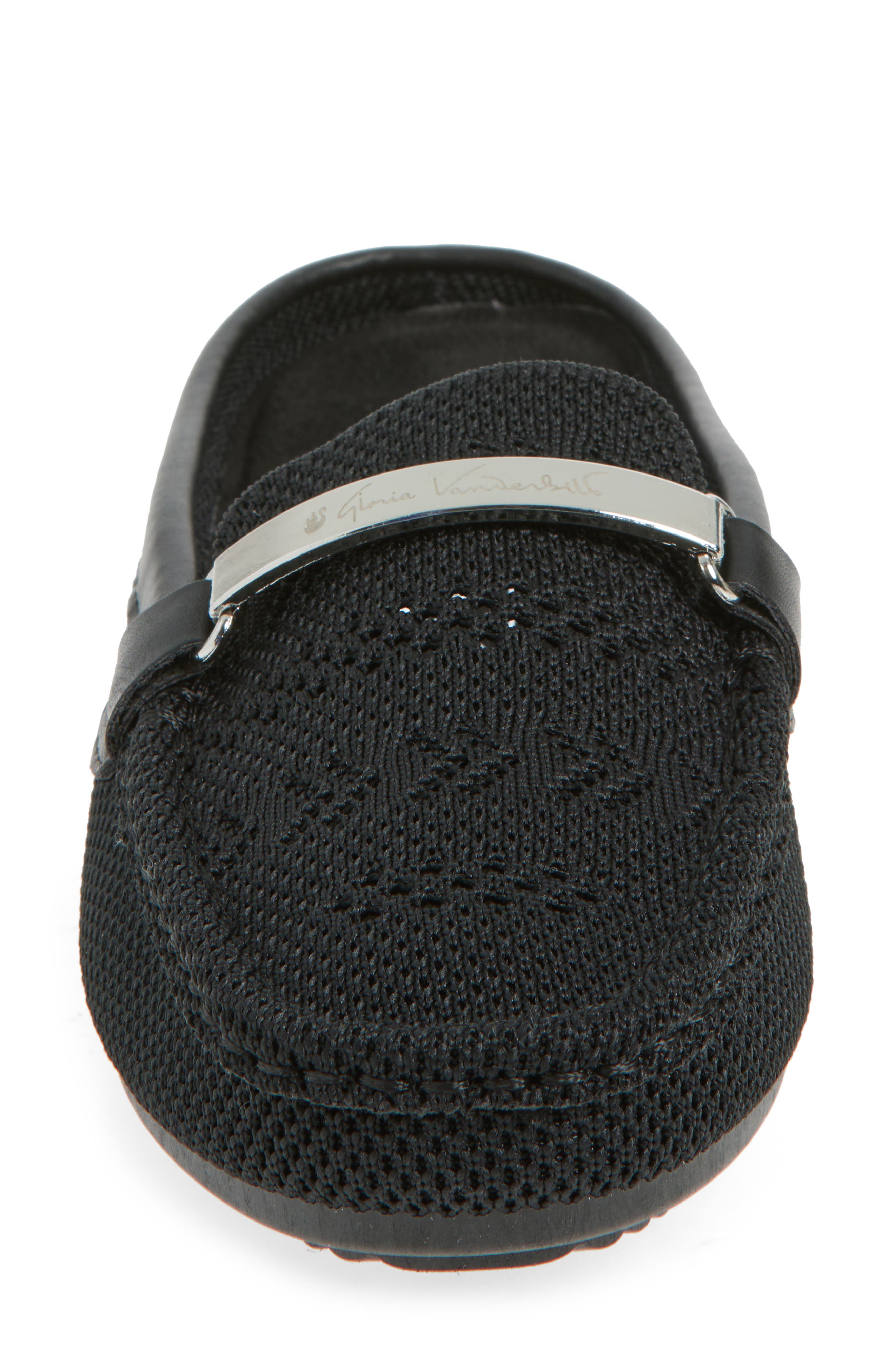 GLORIA VANDERBILT Annalise Signature Bar Knit Mule, Alternate, color, Black