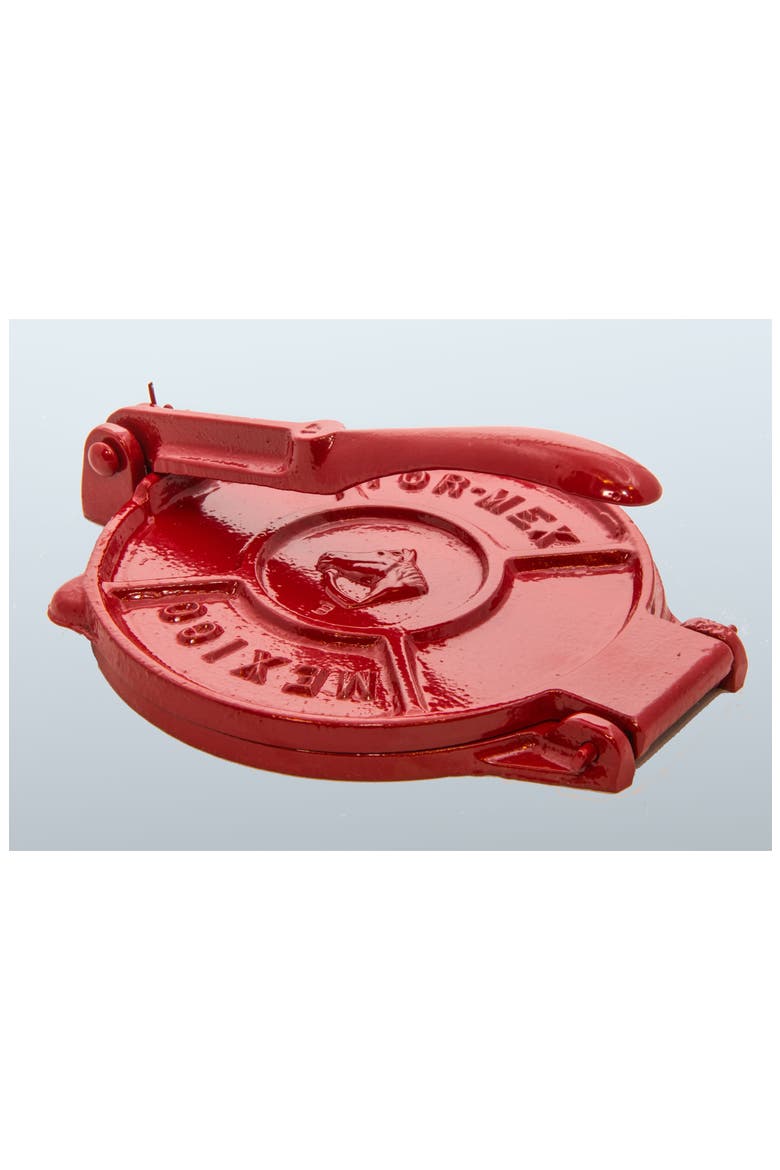 Red Cast Iron Tortilla Kit, Alternate, color, RED