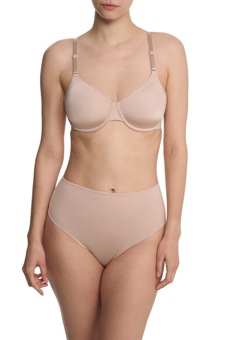 Liquid Smooth Shape Underwire T-Shirt Bra, Alternate, color, LIGHT MOCHA