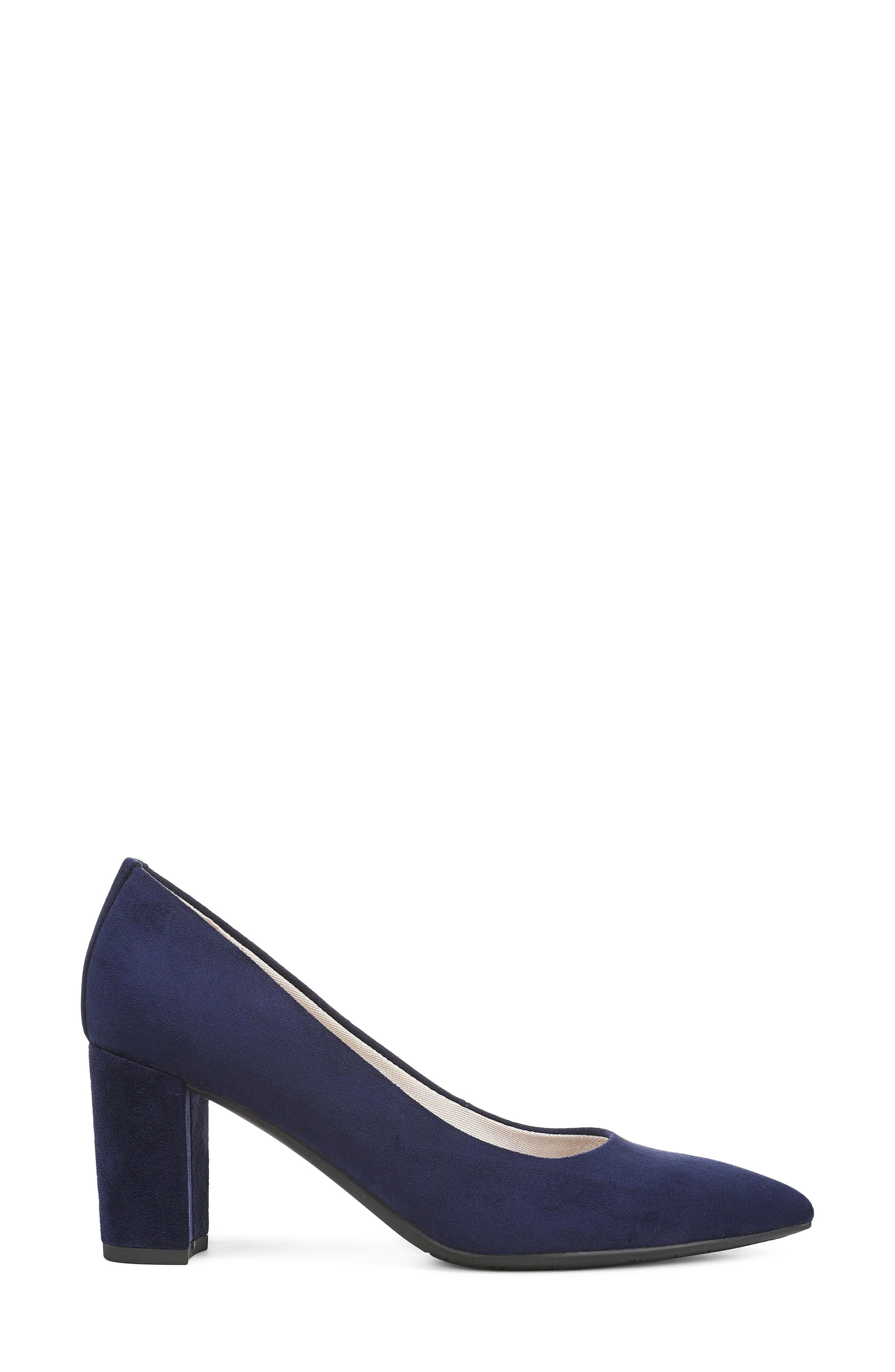 Rebecca Pointed Toe Pump, Alternate, color, BLUE