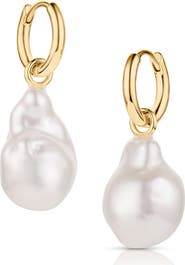 THATCH Talia Pearl Hoop Earrings