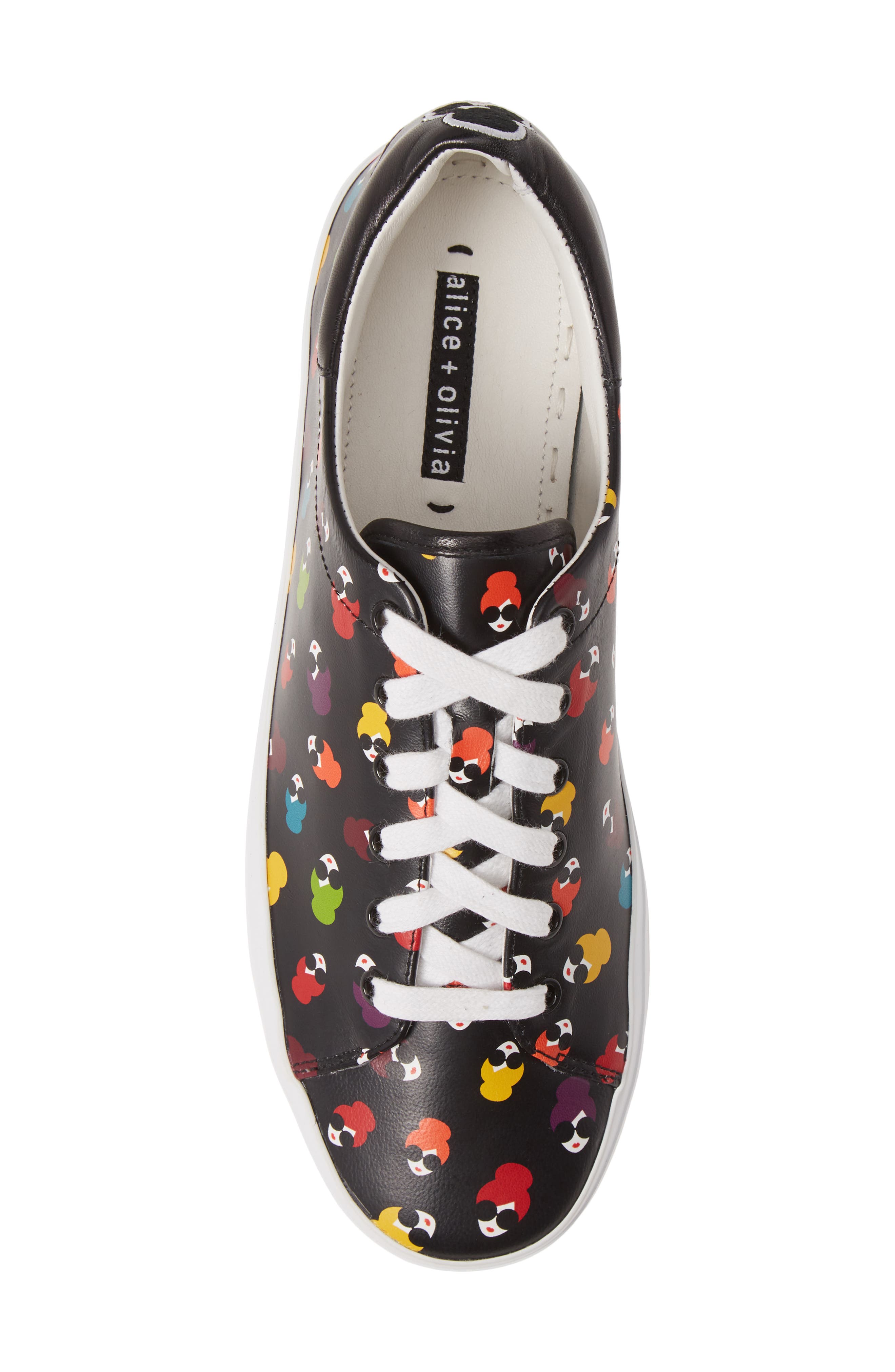 Alice + Olivia Ezra Flatform Sneaker, Alternate, color, 