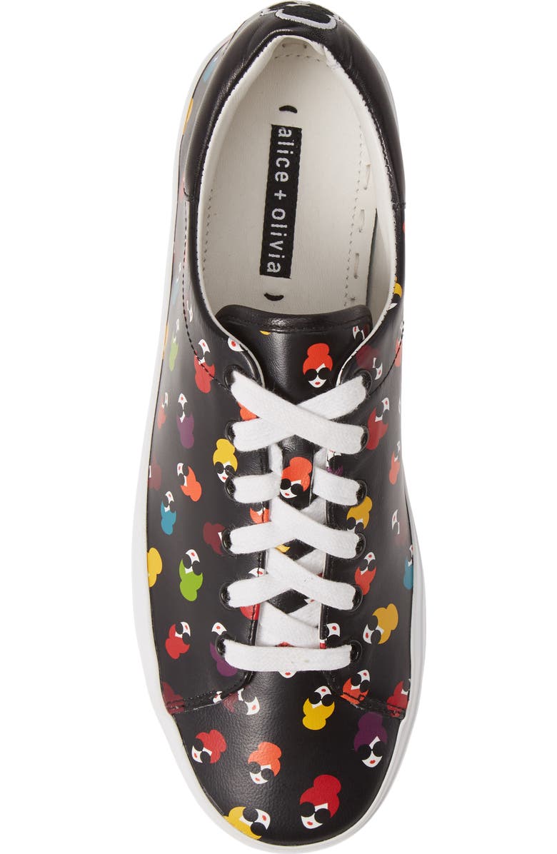 Alice + Olivia Ezra Flatform Sneaker, Alternate, color,