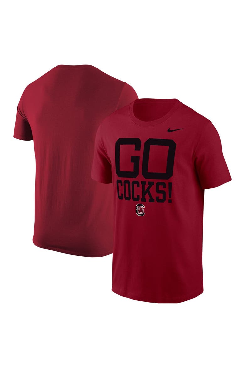 Men's Nike Garnet South Carolina Gamecocks Go Cocks T-Shirt, Main, color, Garnet