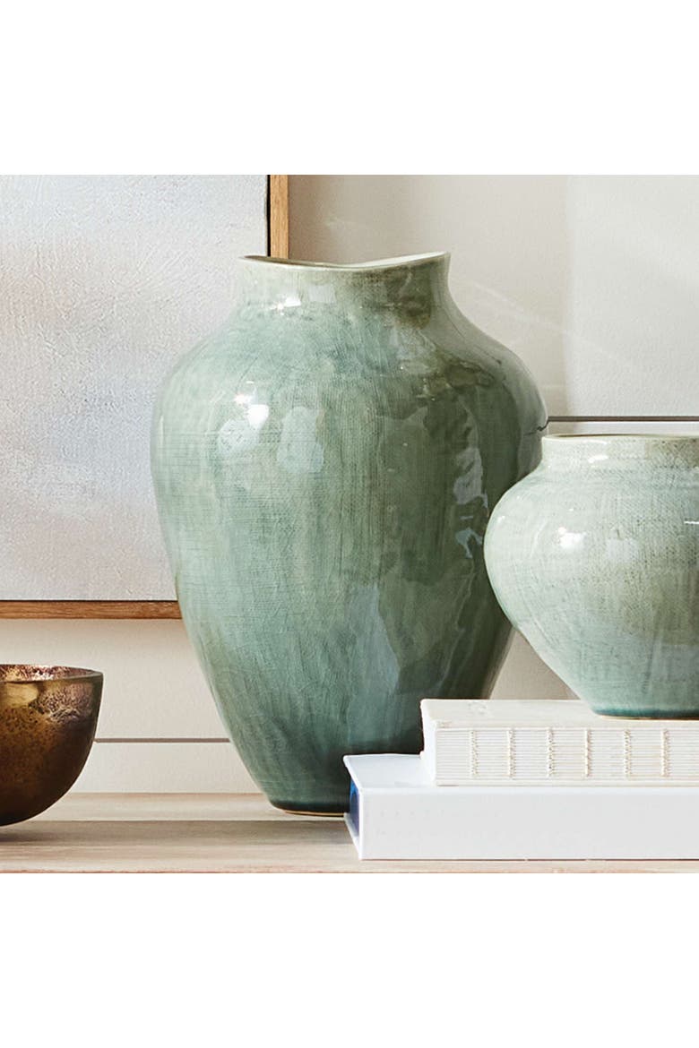 Barclay Butera Ojai Vase Small, Alternate, color, Blue