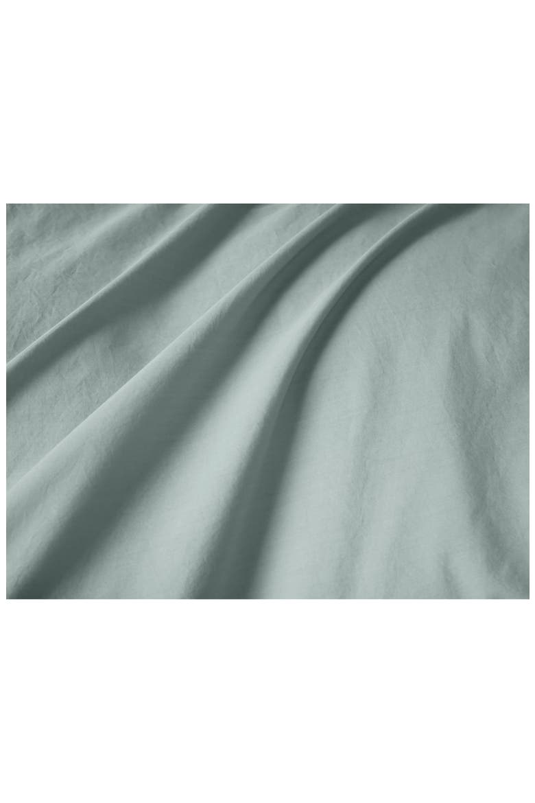 Refined Organic Cotton Percale Duvet Cover, Alternate, color, DEW