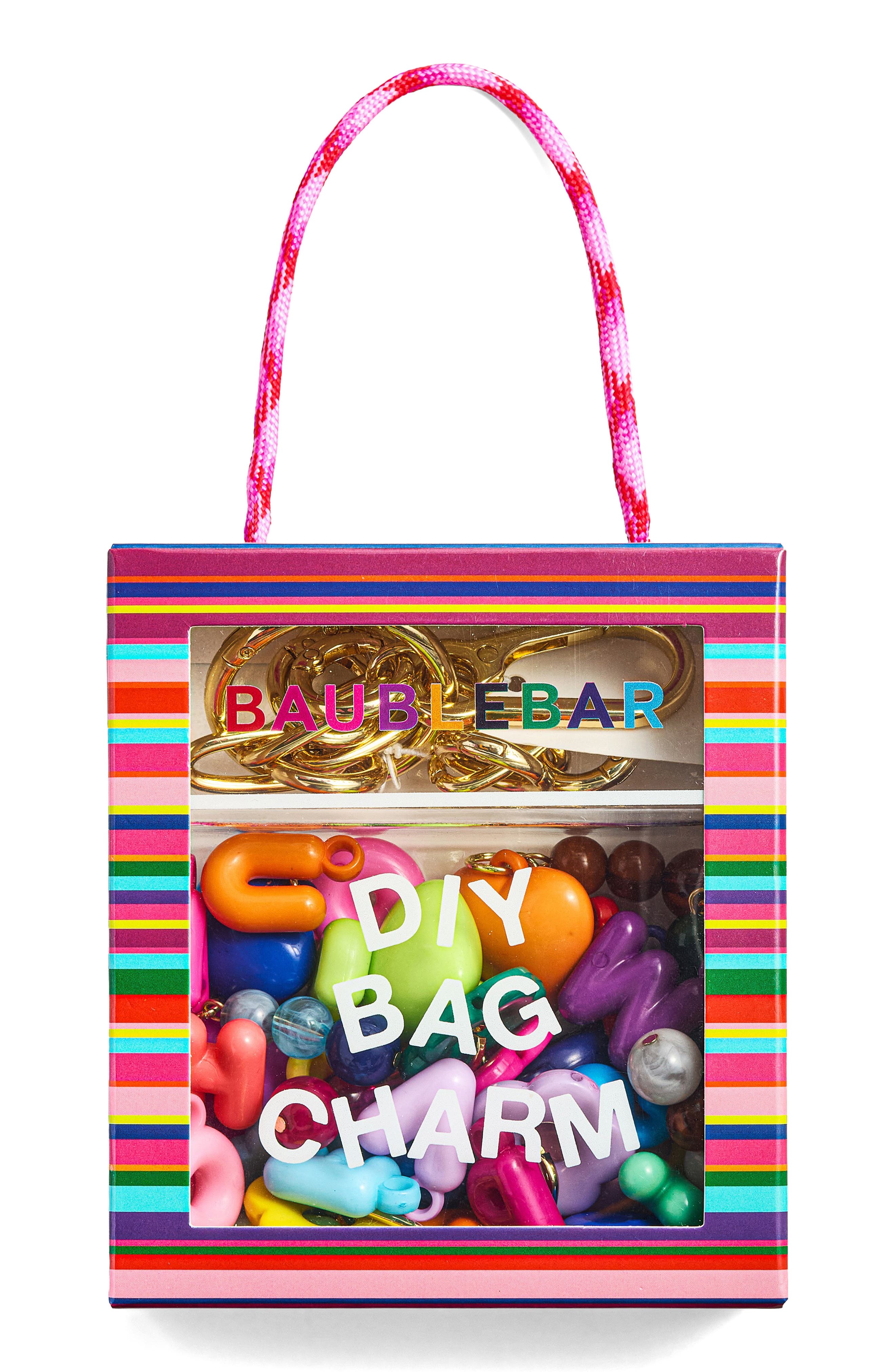 The Mini Custom DIY Bag Charm Kit, Alternate, color, GOLD MULTI
