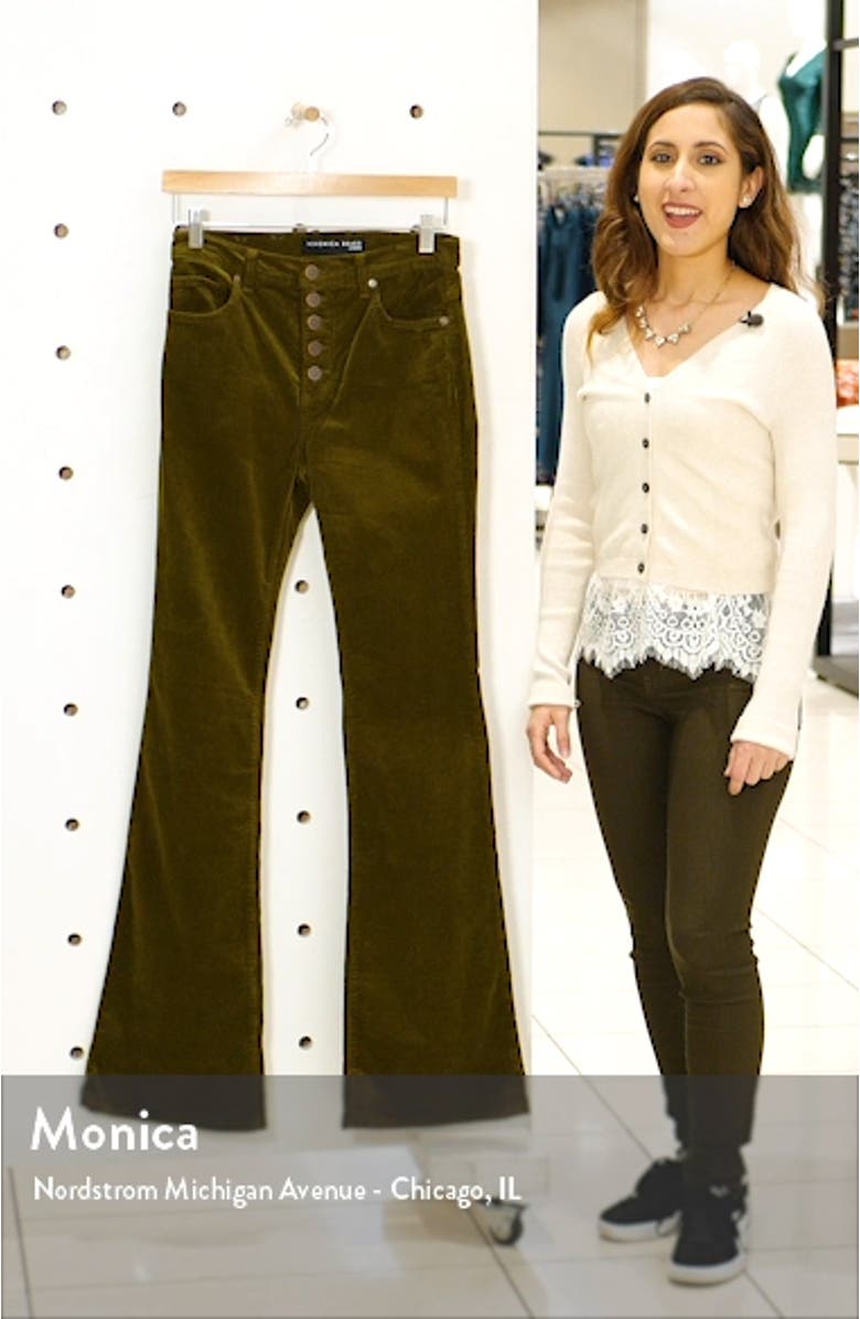 Beverly High Waist Corduroy Flare Pants, sales video thumbnail