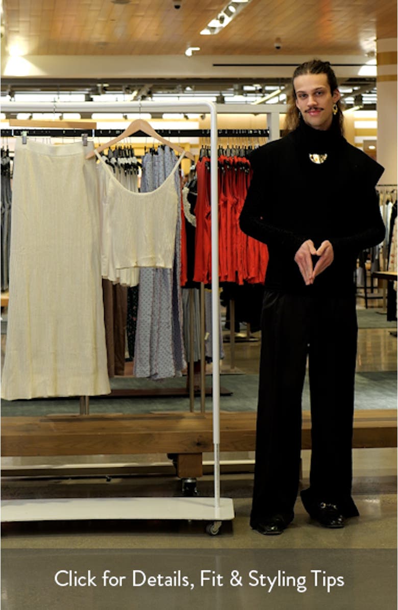 Serena Metallic Rib Knit Camisole & Skirt Set, sales video thumbnail