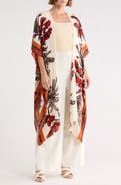Vince Camuto Palm Tree Crinkle Duster