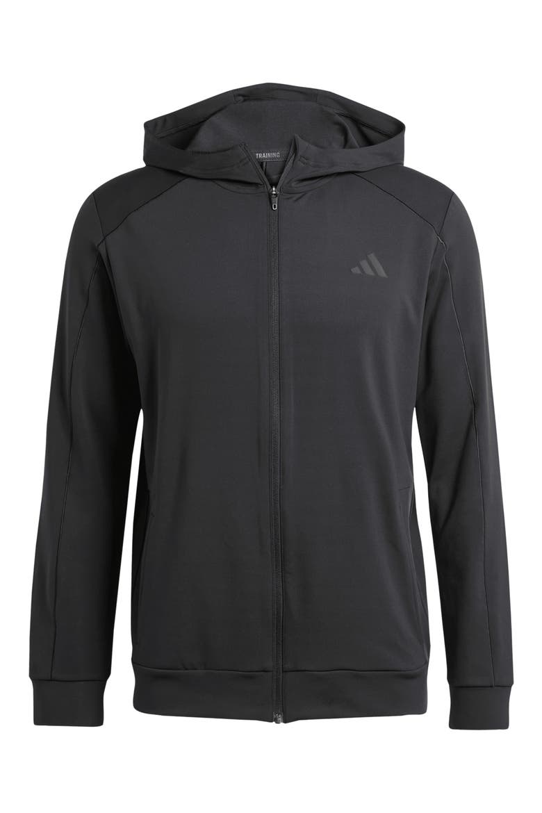 Puremotion Climacool Hoodie, Alternate, color, BLACK/ /