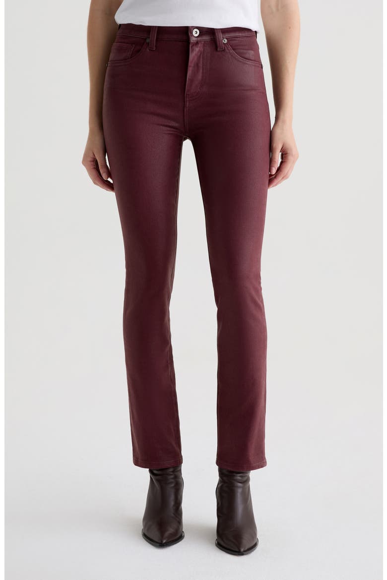 Mari Slim Ankle Straight Leg Jeans, Main, color, LTT LT WINERY