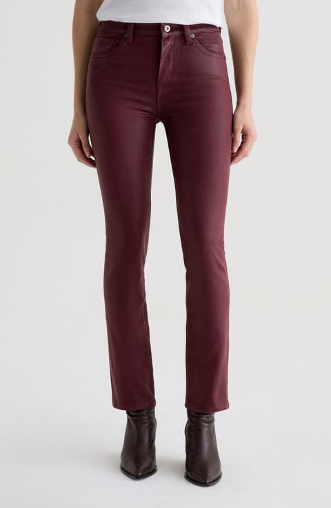 Mari Slim Ankle Straight Leg Jeans