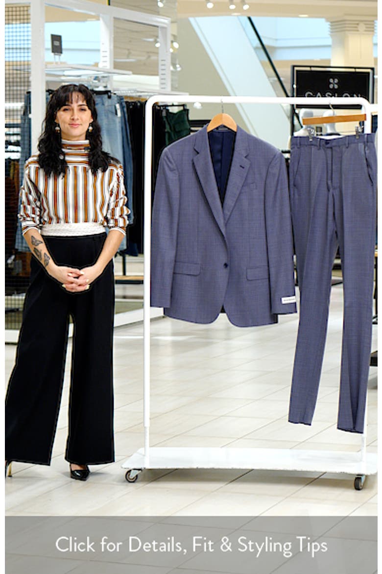 Light Purple Mélange Virgin Wool Suit video