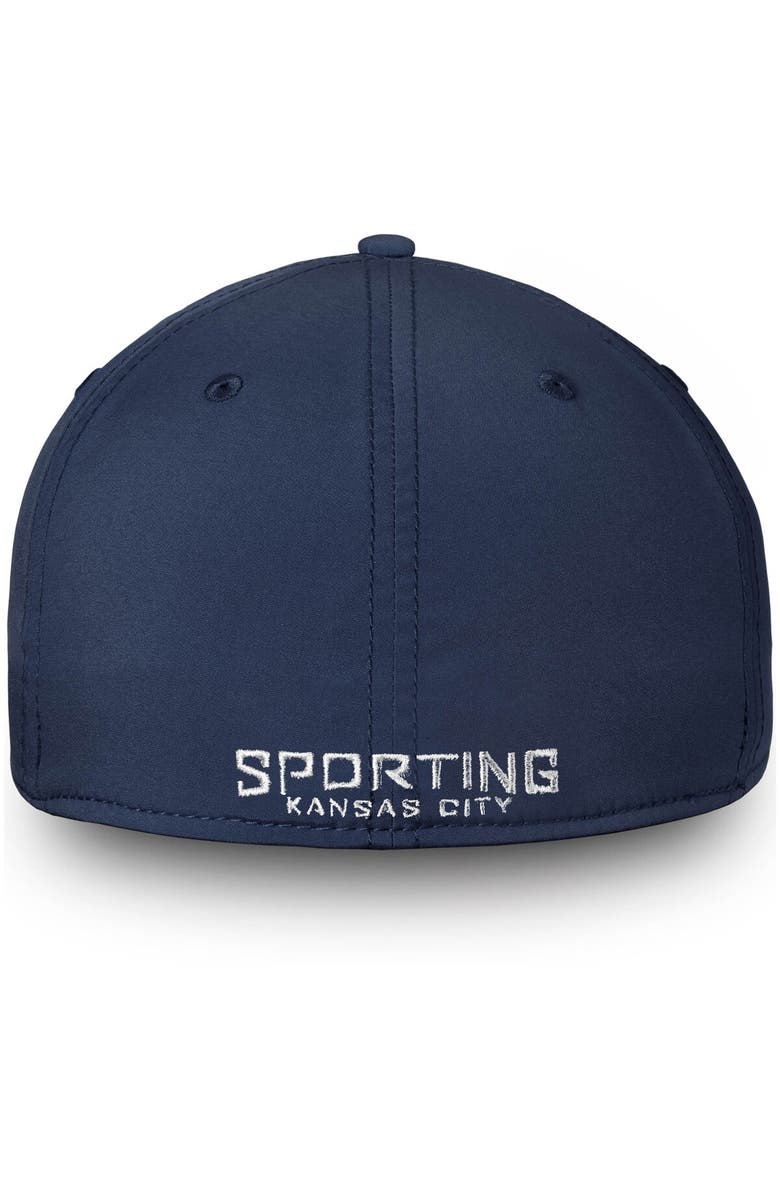 FANATICS Men's Fanatics Branded Navy Sporting Kansas City Elevated Speed Flex Hat, Alternate, color,