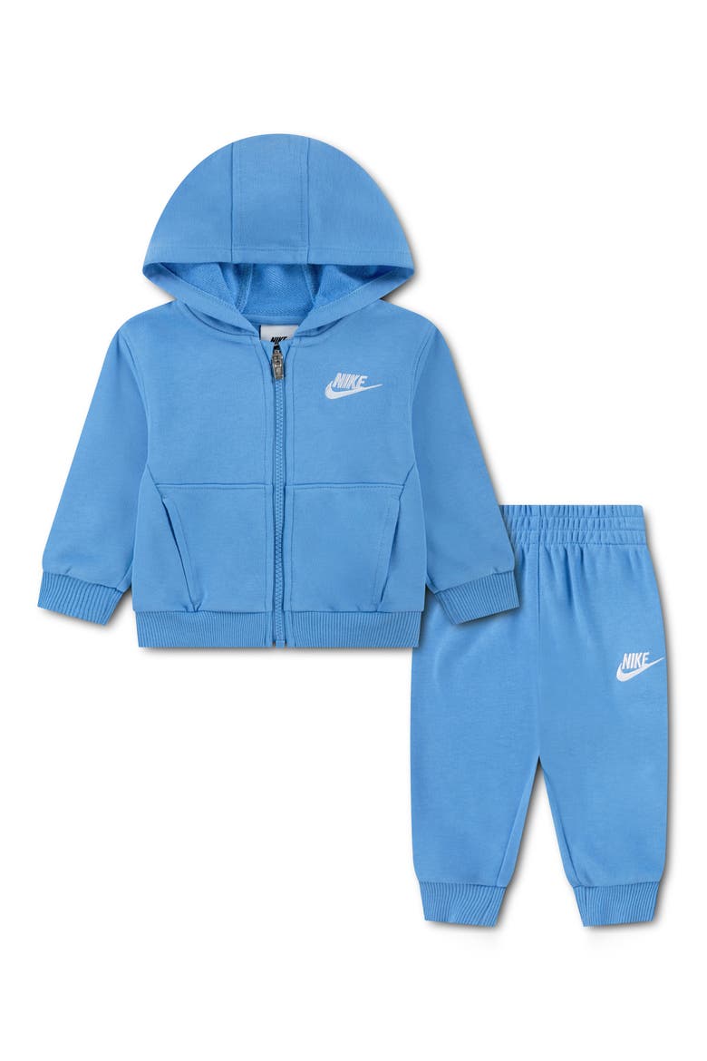 Club Fleece Zip-Up Hoodie & Joggers, Main, color, UNIVERSITY BLUE