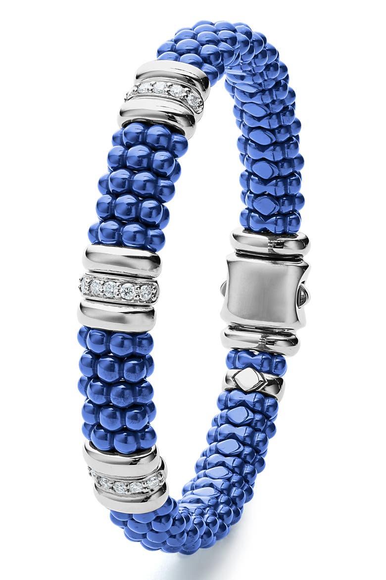 Blue Caviar Rope Bracelet, Alternate, color, ULTRAMARINE