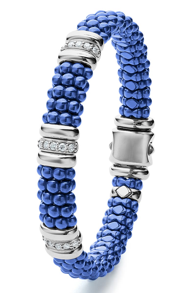 LAGOS Blue Caviar Rope Bracelet, Alternate, color, Ultramarine