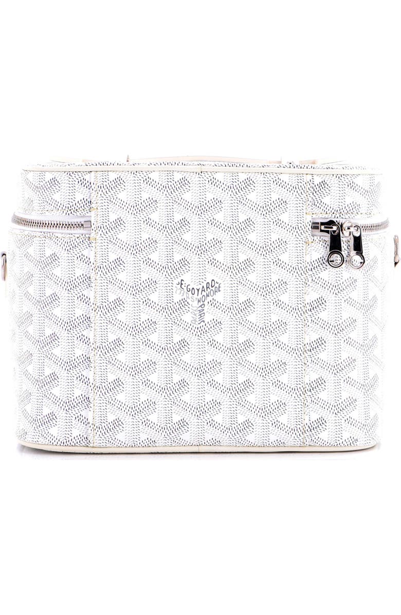 Pre-Owned Goyard Muse Vanity Case Coated Canvas, Alternate, color, White