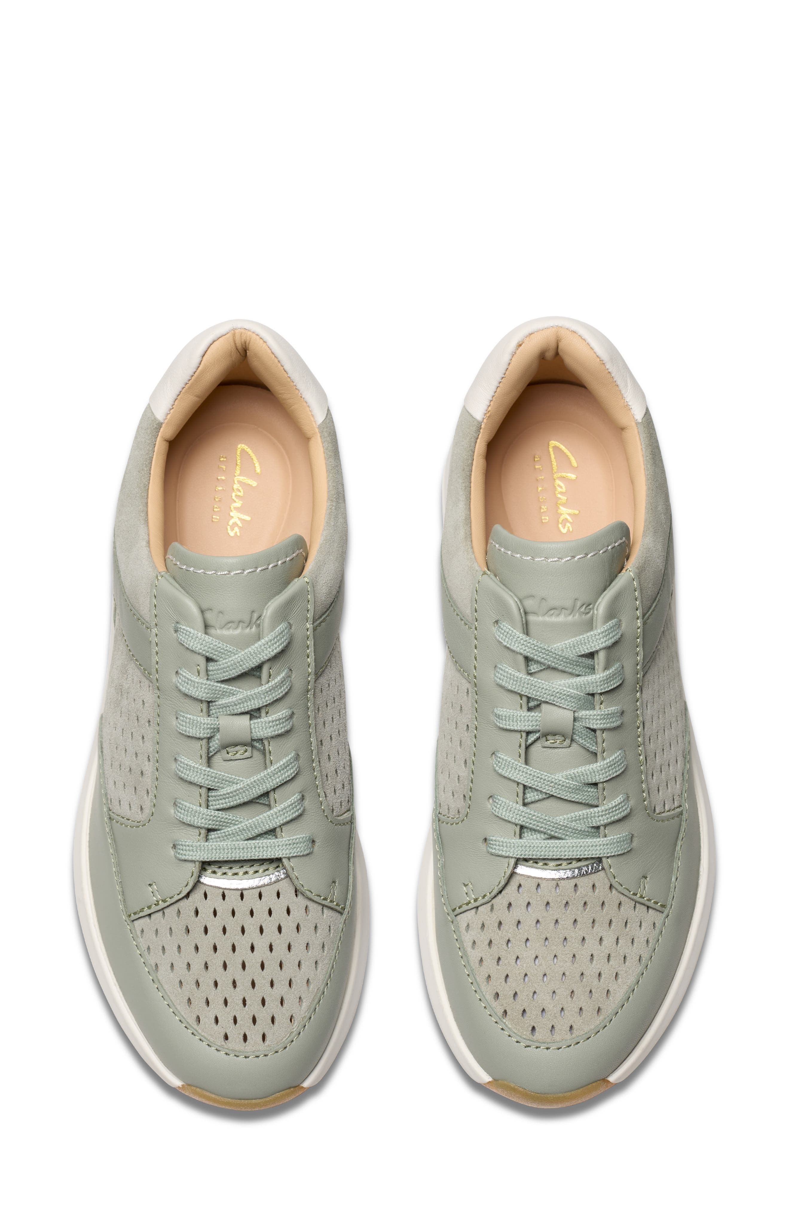 Clarks<sup>®</sup> Tivoli Walk Sneaker, Alternate, color, Light Green