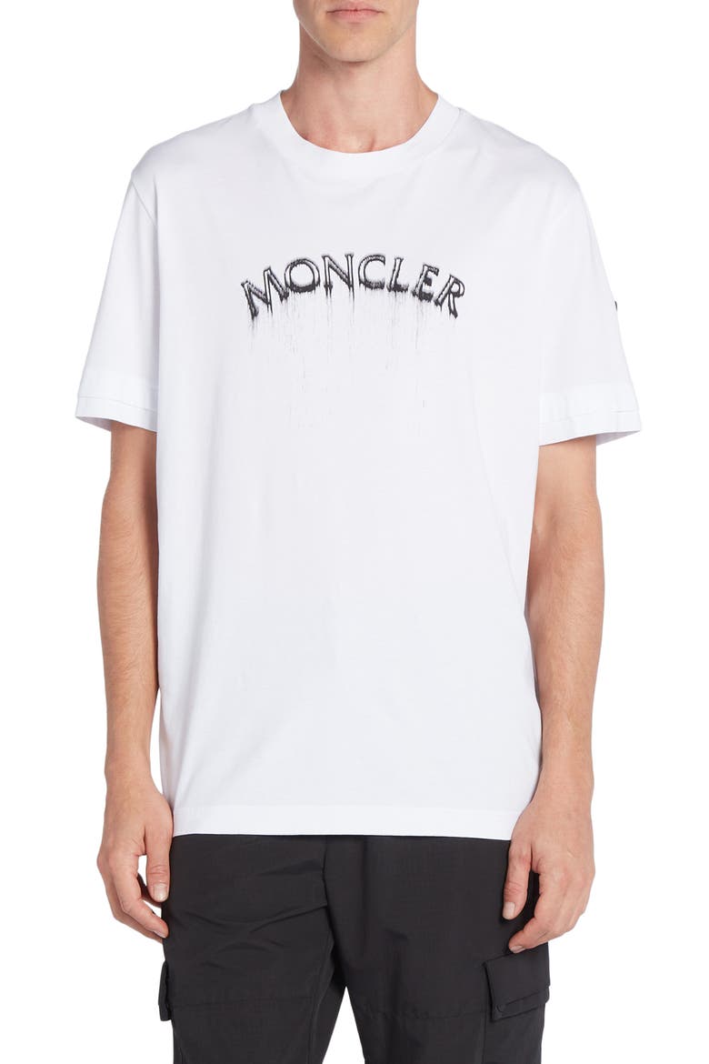 Logo Cotton Graphic T-Shirt, Main, color, BRILLIANT WHITE