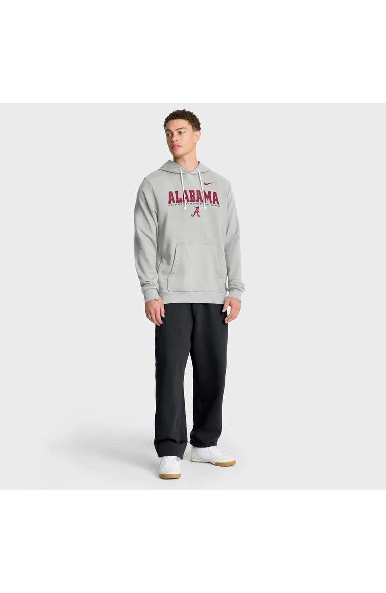 Nike Men's Nike Gray Alabama Crimson Tide 2025 Sideline Standard Issue Dri-FIT Hoodie, Alternate, color, Gray