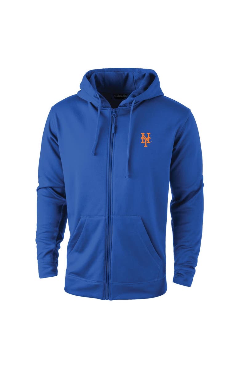 DUNBROOKE Men's Dunbrooke Royal New York Mets Trophy Full-Zip Hoodie, Main, color, Royal